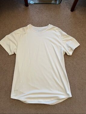 BYLT Basics Short Sleeve Crew Tee in Off-White